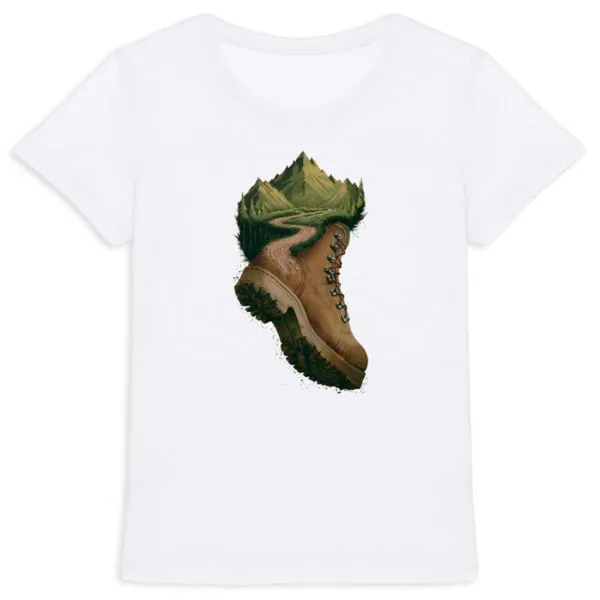 Tee Shirt Randonnée à la montagne 2  - Pour Femme