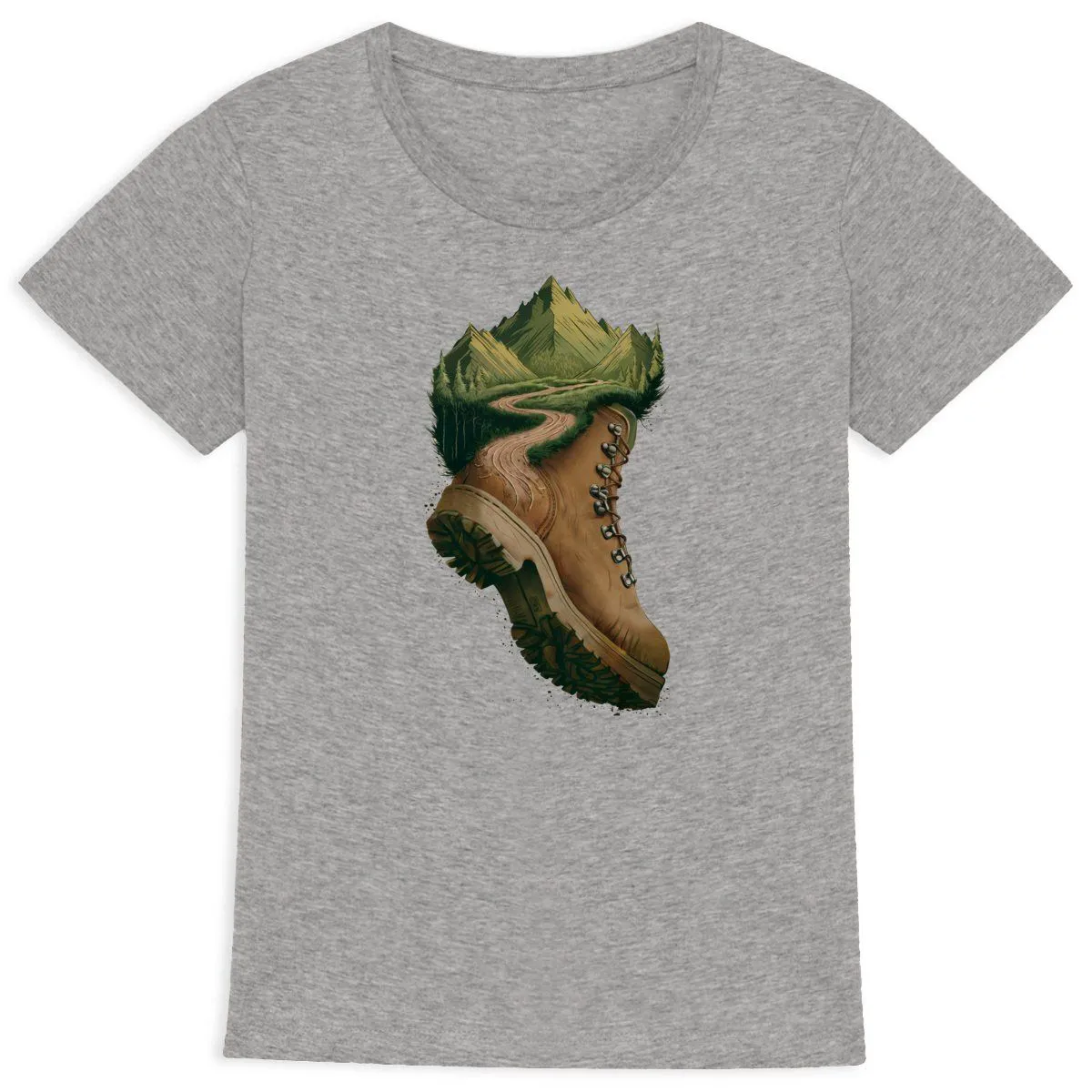 Tee Shirt Randonnée à la montagne 2 - Pour Femme Tee Shirt Randonnée à la montagne 2 - Pour Femme