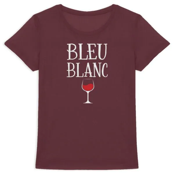 Tee Shirt Bleu Blanc Rouge - Pour Femme