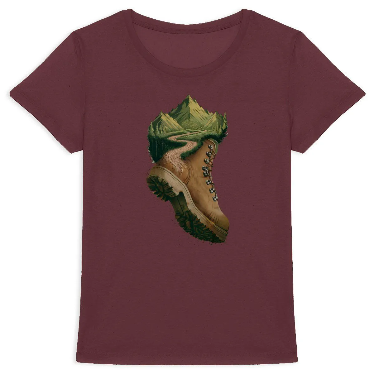Tee Shirt Randonnée à la montagne 2 - Pour Femme Tee Shirt Randonnée à la montagne 2 - Pour Femme