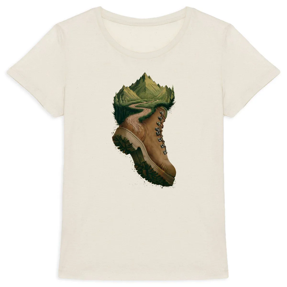 Tee Shirt Randonnée à la montagne 2 - Pour Femme Tee Shirt Randonnée à la montagne 2 - Pour Femme