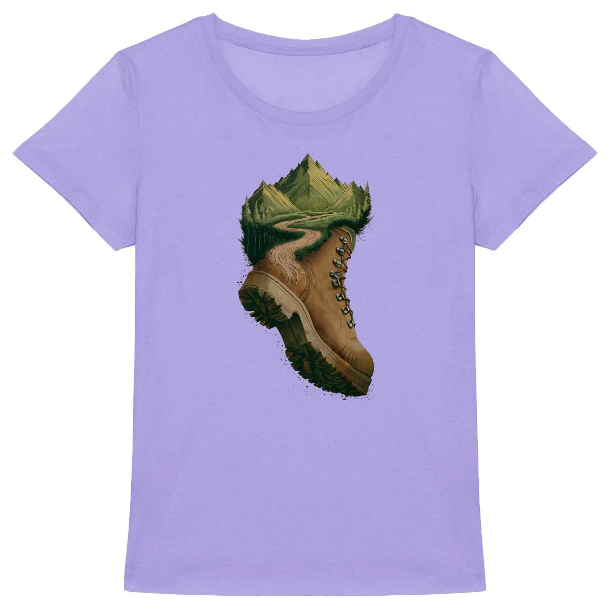 Tee Shirt Randonnée à la montagne 2 - Pour Femme Tee Shirt Randonnée à la montagne 2 - Pour Femme