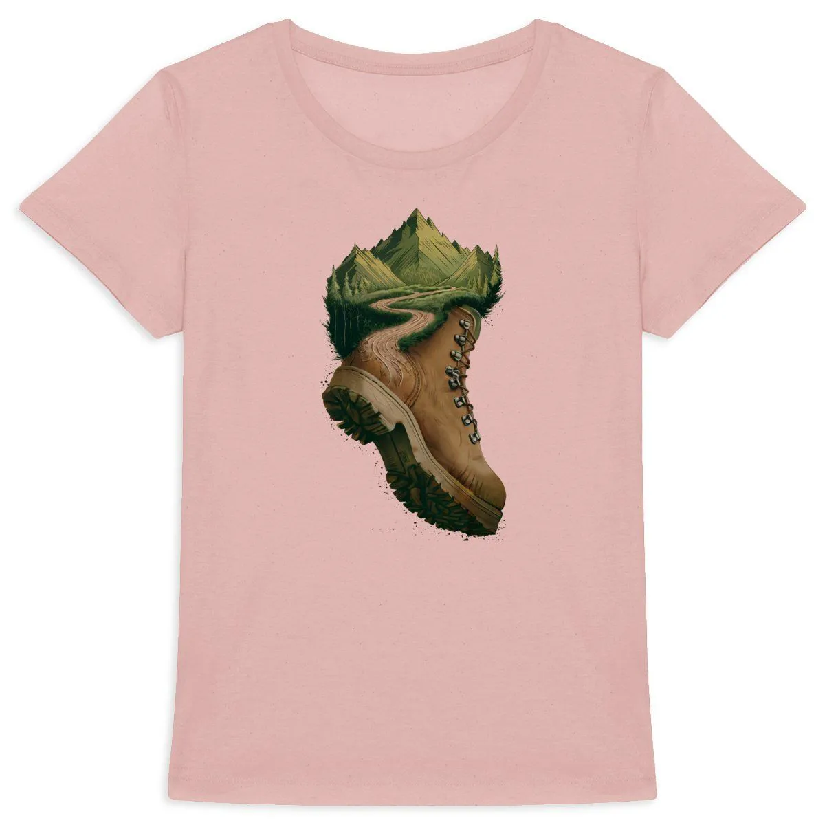 Tee Shirt Randonnée à la montagne 2 - Pour Femme Tee Shirt Randonnée à la montagne 2 - Pour Femme