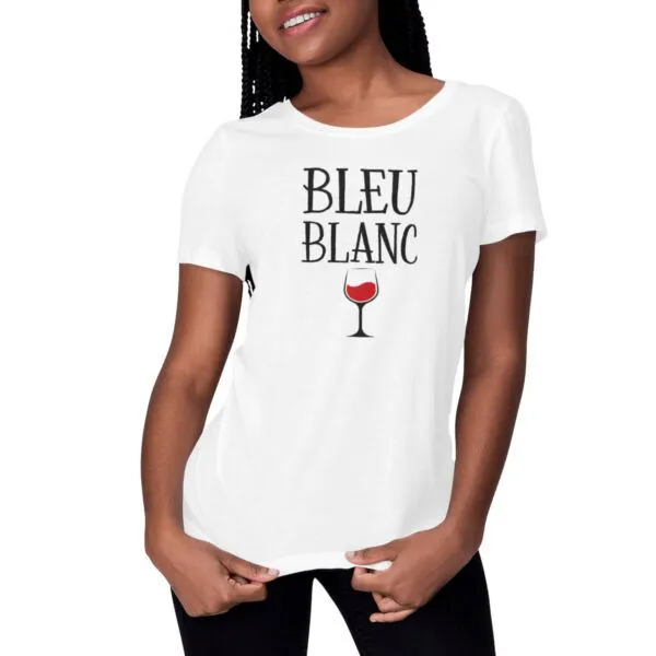 Tee Shirt Bleu Blanc Rouge - Pour Femme