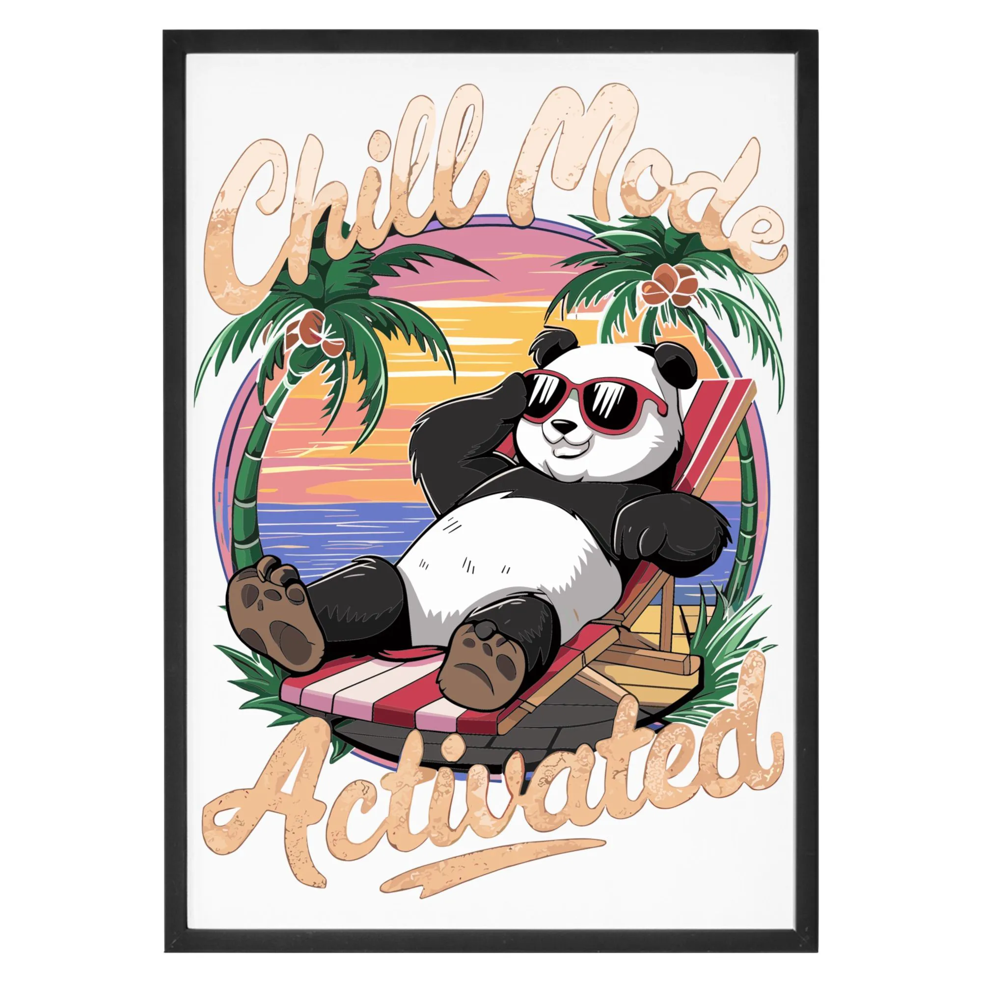 Affiche Chill Mode Activated Affiche Chill Mode Activated