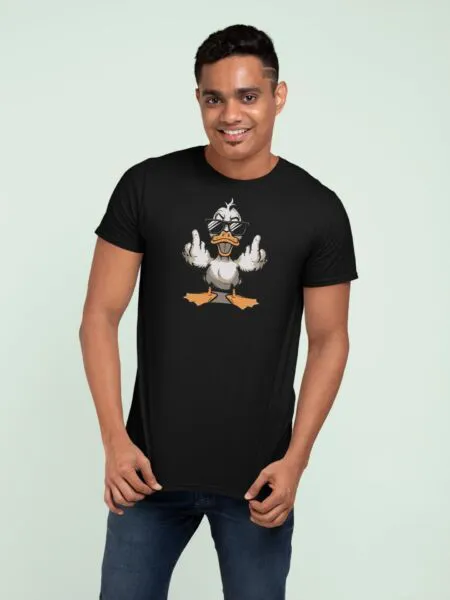 T Shirt Funny Duck - Pour Homme