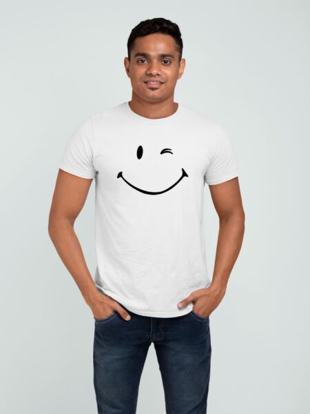 T Shirt Smiley - Pour Homme