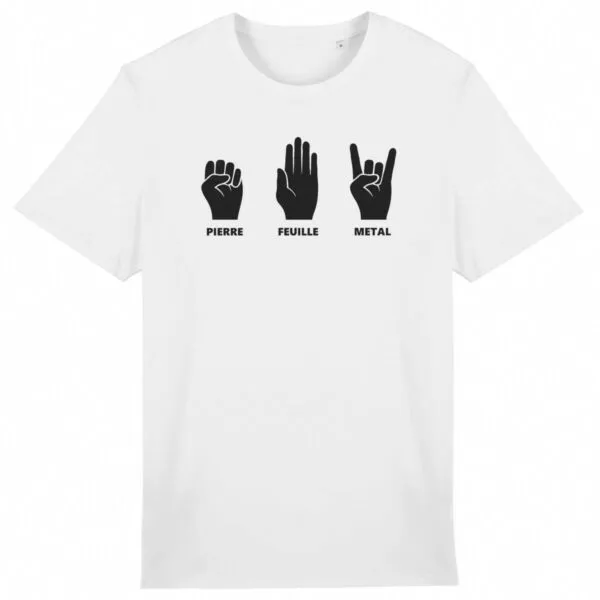 T Shirt Pierre feuille metal - Pour Homme