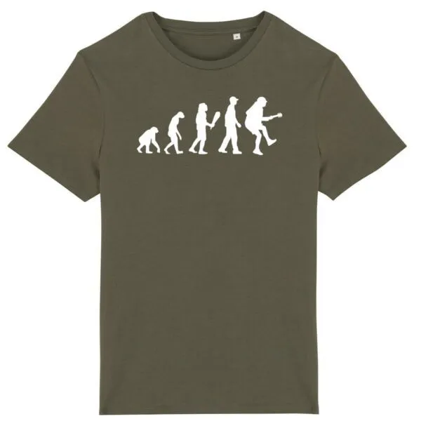 T Shirt Rock Evolution de l'homme - Pour Homme