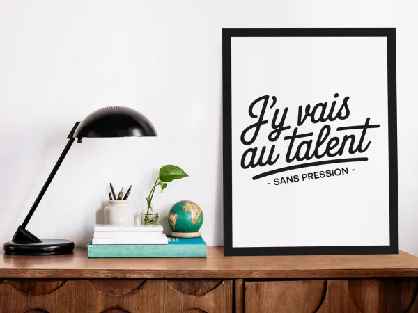 Poster J'y vais au talent