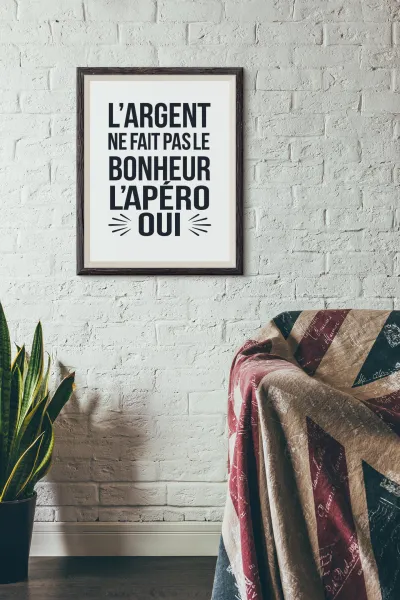 Affiche L'argent ne fait pas le bonheur