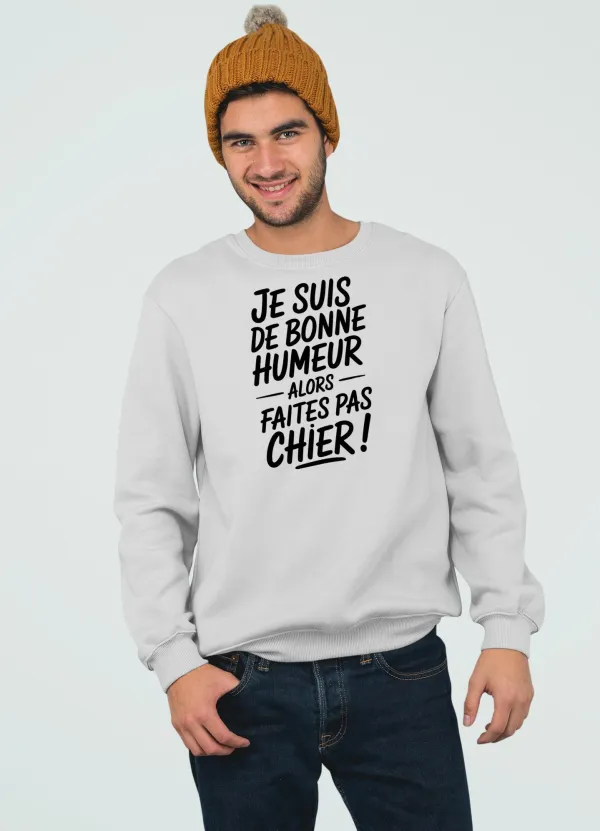 Sweat Je suis de bonne humeur