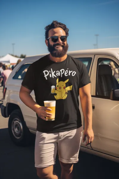 T Shirt Pikapéro - Pour Homme
