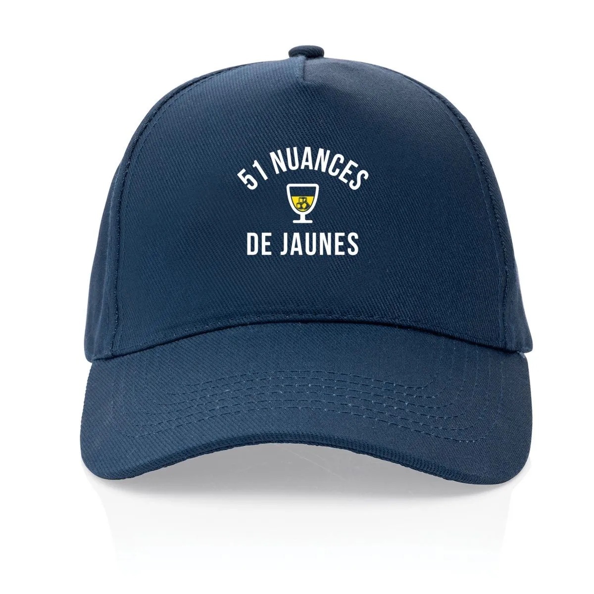 Casquette 51 nuances de jaunes Casquette 51 nuances de jaunes