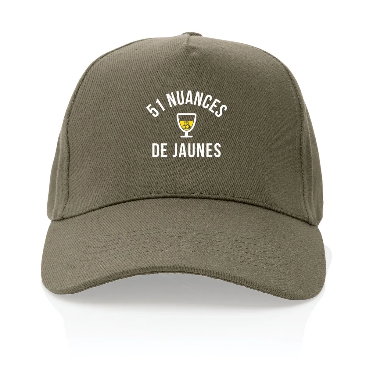 Casquette 51 nuances de jaunes Casquette 51 nuances de jaunes