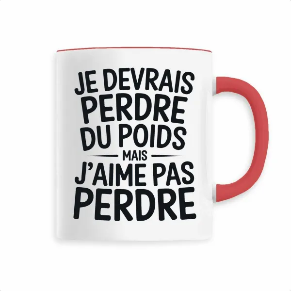 Mug J'aime pas perdre Mug J'aime pas perdre