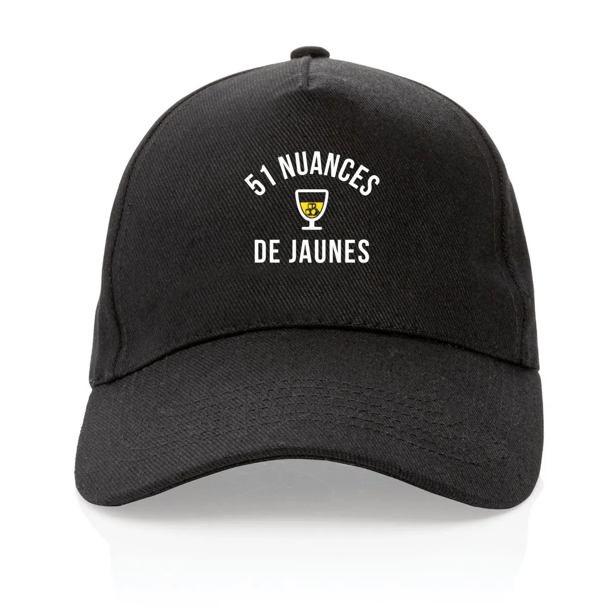 Casquette 51 nuances de jaunes Casquette 51 nuances de jaunes
