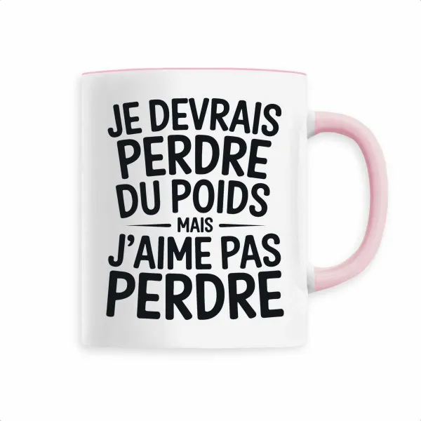 Mug J'aime pas perdre Mug J'aime pas perdre