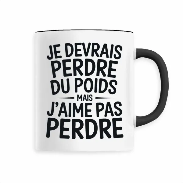Mug J'aime pas perdre
