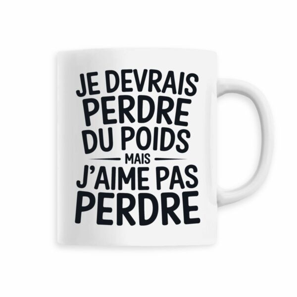 Mug J'aime pas perdre