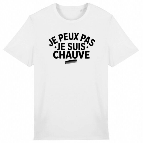 T Shirt Je peux pas je suis chauve - Pour Homme