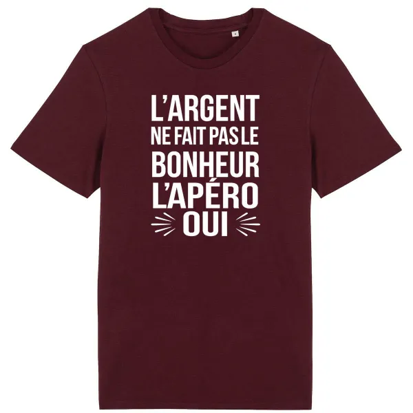 T Shirt L'argent ne fait pas le bonheur - Pour Homme T Shirt L'argent ne fait pas le bonheur - Pour Homme