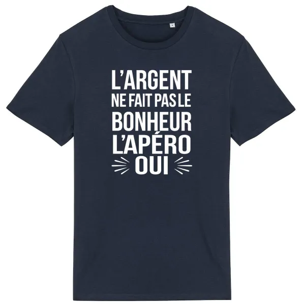 T Shirt L'argent ne fait pas le bonheur - Pour Homme T Shirt L'argent ne fait pas le bonheur - Pour Homme