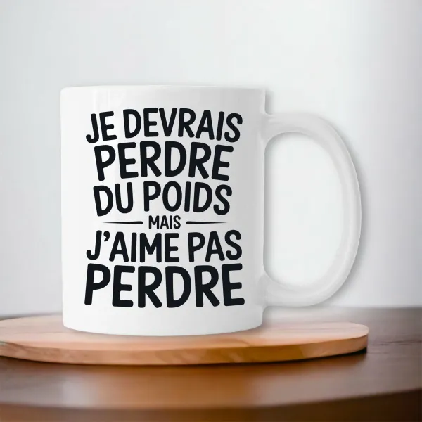 Mug J'aime pas perdre