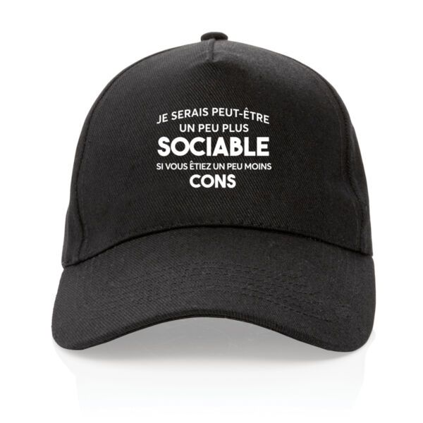 Casquette Etre sociable