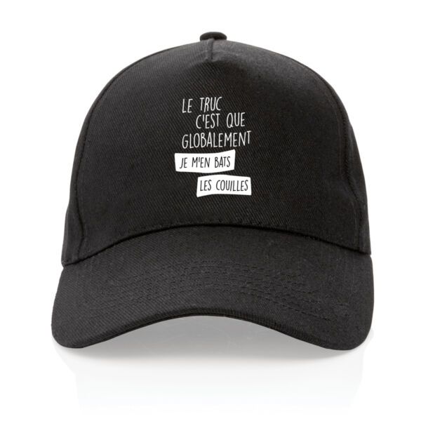 Casquette Globalement je m'en bats les couilles
