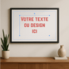 Affiche personnalisée - Horizontal