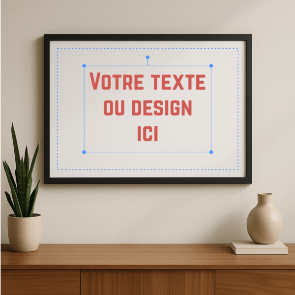 Affiche personnalisée