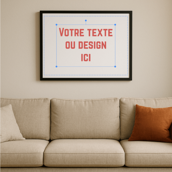 affiche personnalisable