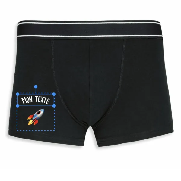 boxer homme personnalisé