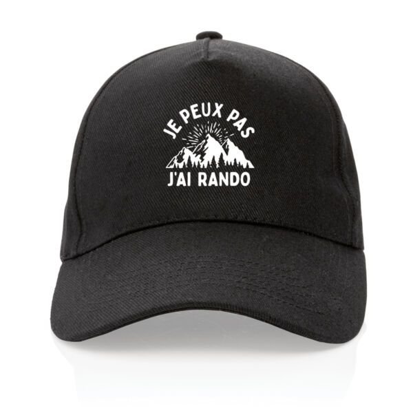 Casquette Je peux pas j'ai rando