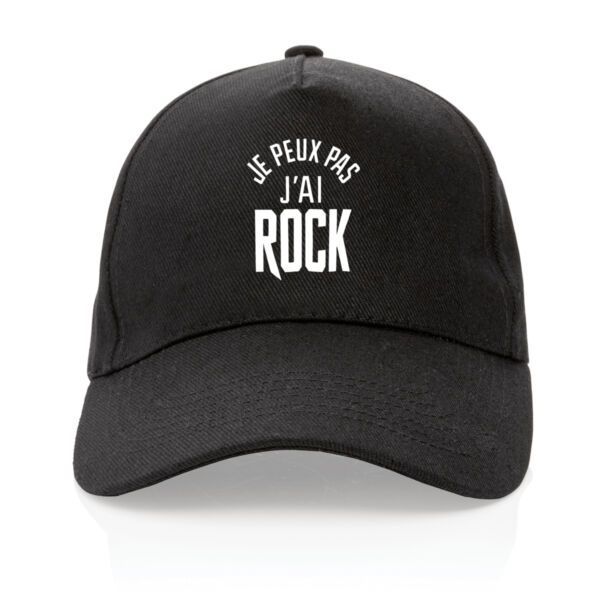 Casquette Je peux pas j'ai rock