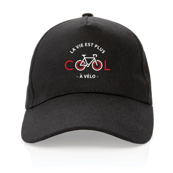 Casquette La vie est plus cool à vélo