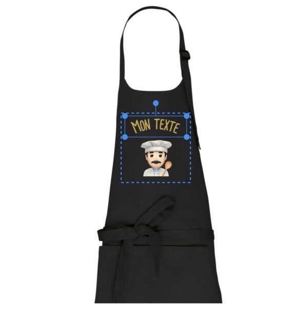 personnalisation tablier de cuisine
