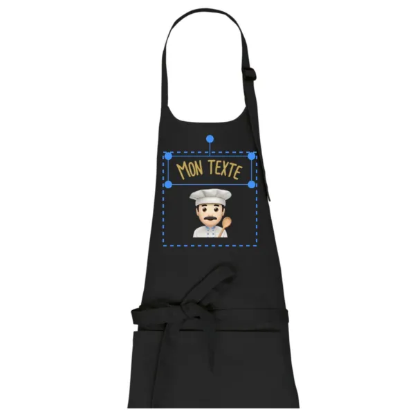 personnalisation tablier de cuisine