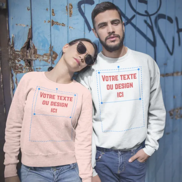 sweat personnalisé unisexe