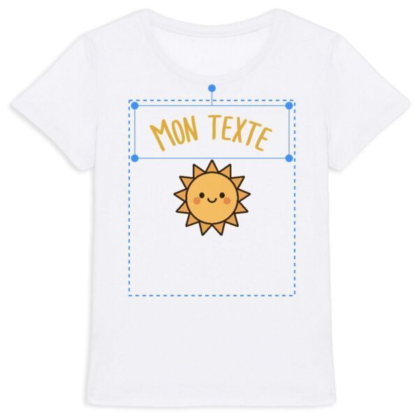 t shirt à personnaliser femme