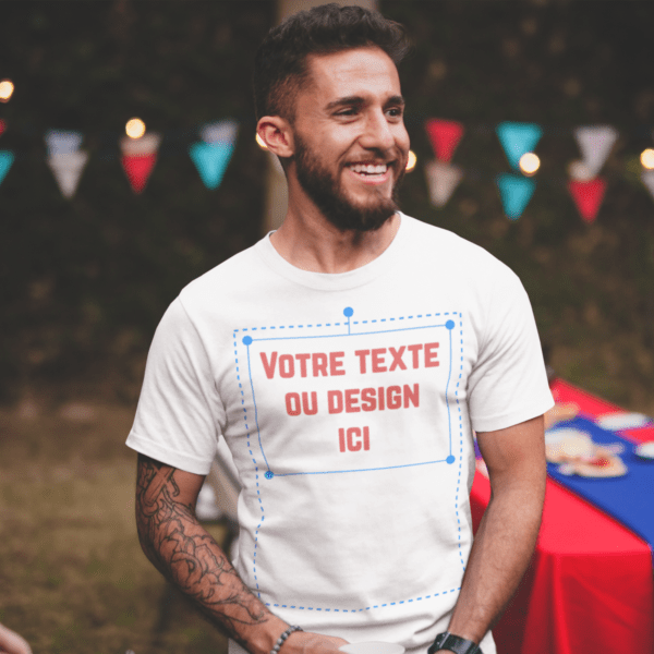 t shirt personnalisé pour homme