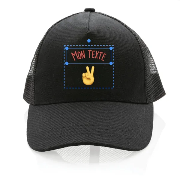 Casquette Trucker filet à personnaliser