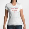 T shirt personnalisé femme - col v