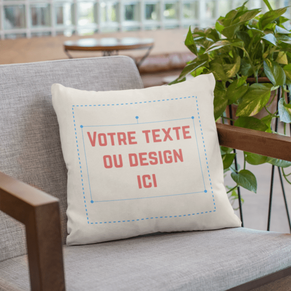 coussin personnalisable