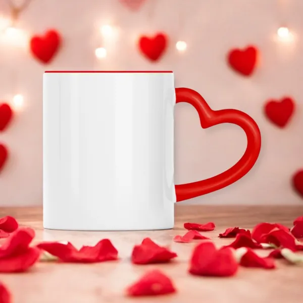 mug anse coeur personnalisé panoramique