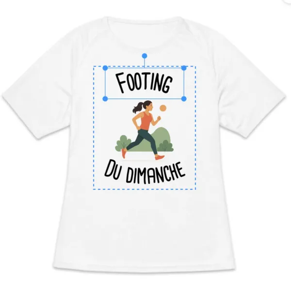 personnaliser t shirt sport femme