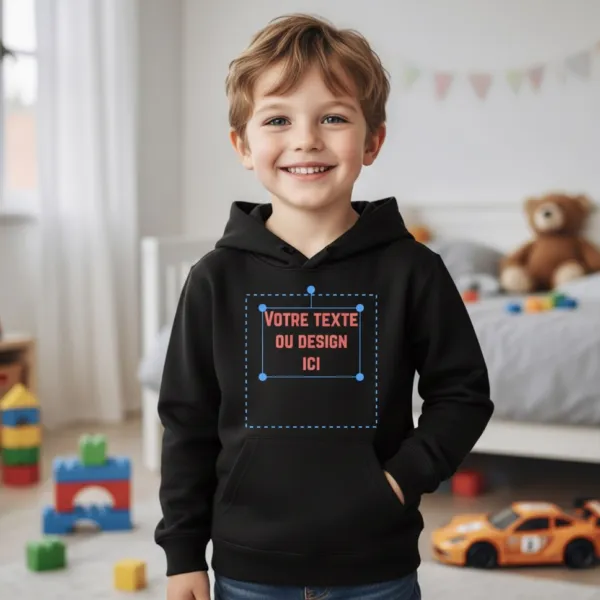 Sweat capuche enfant personnalisé