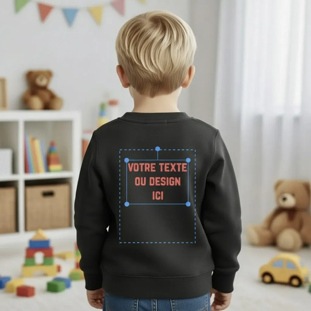 Sweat capuche enfant personnalisé Sweat capuche enfant personnalisé