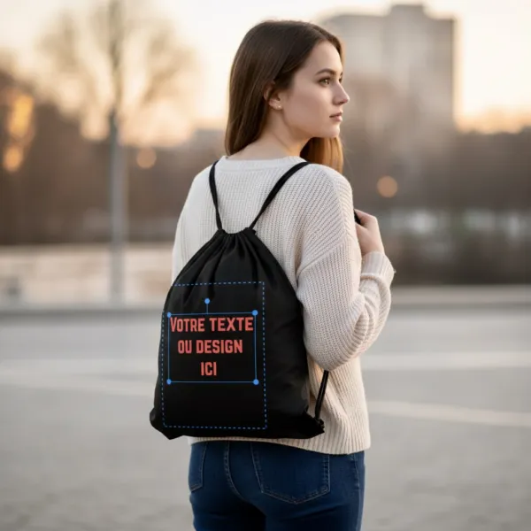 sac cordelette personnalisé